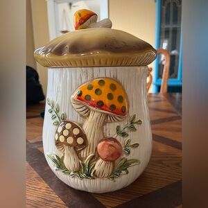 Sears and Robuck Merry Mushroom Ceramic Cookie Jar